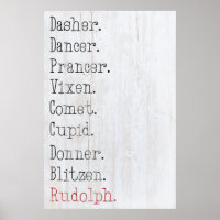 All Of Santa's Reindeer