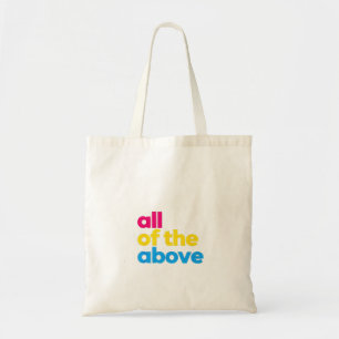 All of the Above Pansexual LGBT Pride Month Tote Bag
