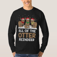 All Of The Otter Reindeer Adorable Christmas Pajam