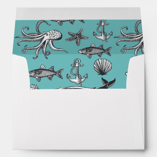 All Of The Sea Pattern Envelopes (Back (Bottom))