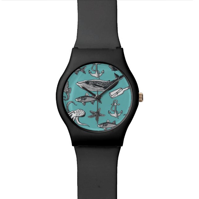 All Of The Sea Pattern Watch (Close Up)