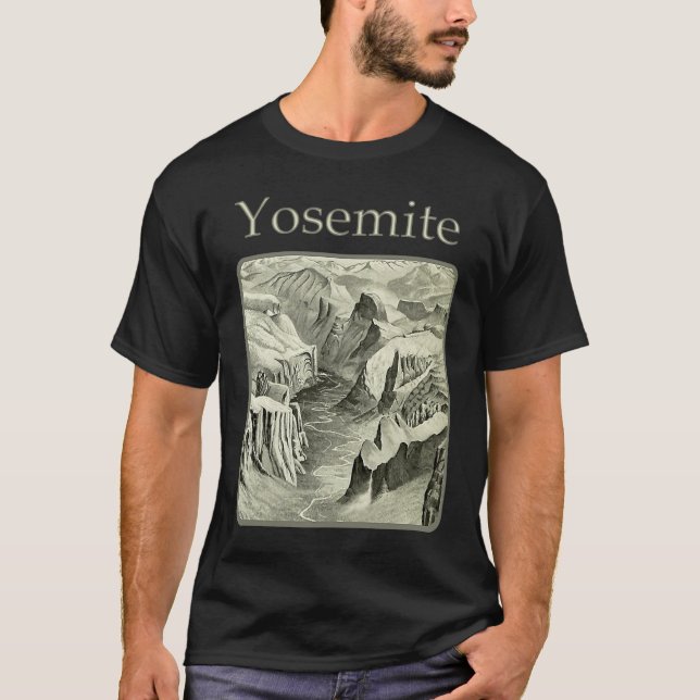 All of Yosemite Half Dome and El Capitan included T-Shirt (Front)