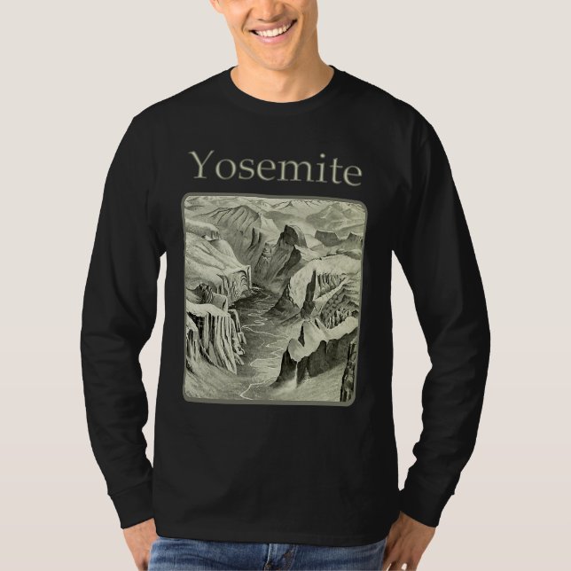 All of Yosemite Half Dome and El Capitan included T-Shirt (Front)