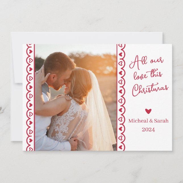 All Our Love  Holiday Card (Front)