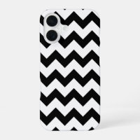 All Over Chevron Print Black and White Zig Zags