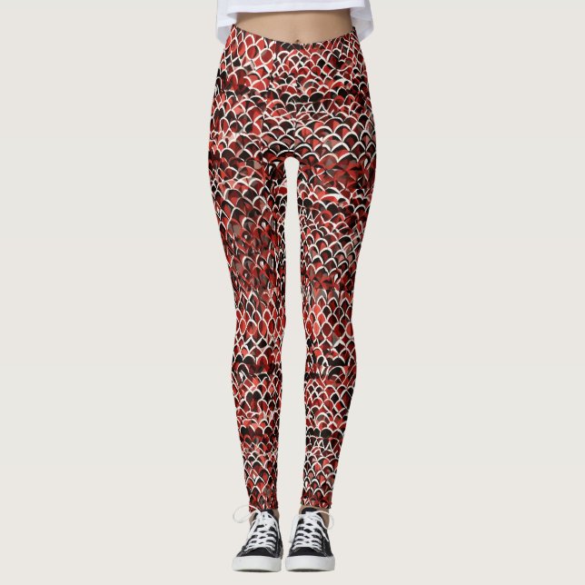 All-Over- Colours Print Leggings (Front)