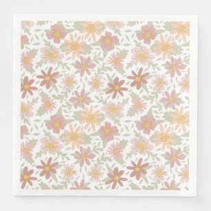 All Over Floral Design Napkin
