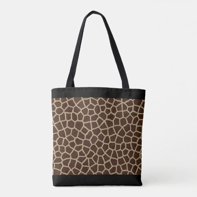 All-Over Giraffe Print Tote Bag (Back)