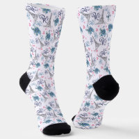All-over Paris socks