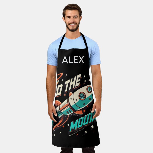 All-Over Print Apron (Worn)