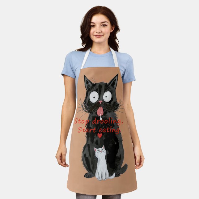 All-Over Print Apron (Worn)