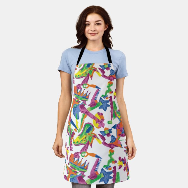 All-Over Print Apron (Worn)