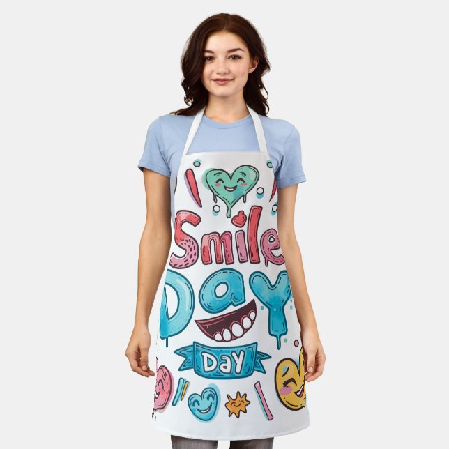 All-Over Print Apron (Worn)