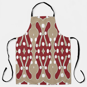 All-Over Print Apron, A multicolor fabric pattern  Apron