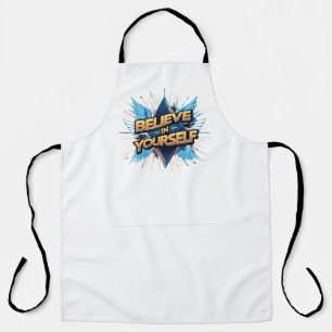 All-Over Print Apron - Believe in Yourself