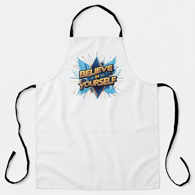 All-Over Print Apron - Believe in Yourself (Front)