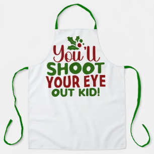 All-Over Print Apron-Classic Holiday Quote Apron