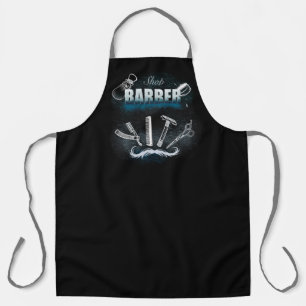 All-Over Print Apron, Large “Vintage Barber Tools  Apron