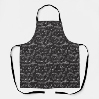 All-Over Print Apron - Le Jardin (The Garden)