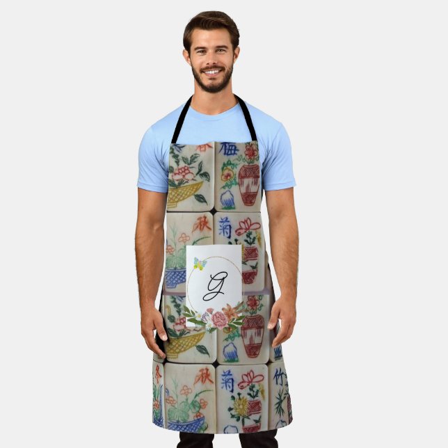 All Over Print Apron Mahjong (Worn)