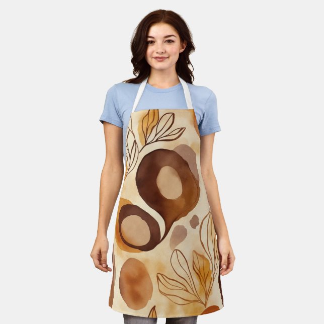 All-Over Print Apron, Medium Apron (Worn)
