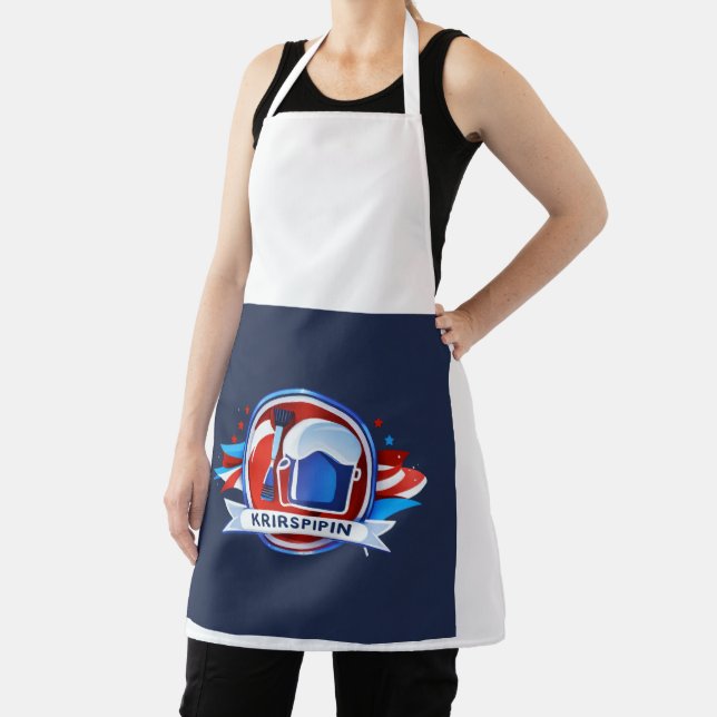 All-Over Print Apron, Medium Apron (Insitu)