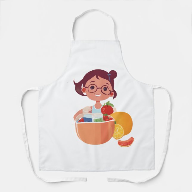 All-Over Print Apron, Medium Apron (Front)