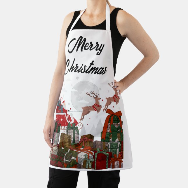 All-Over Print Apron, Medium Apron (Insitu)
