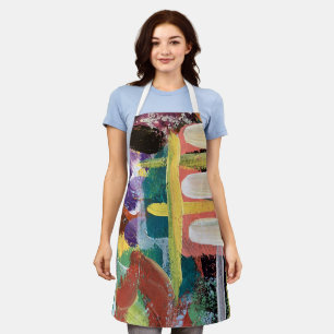 All-Over Print Apron, Medium in Candywood Design Apron