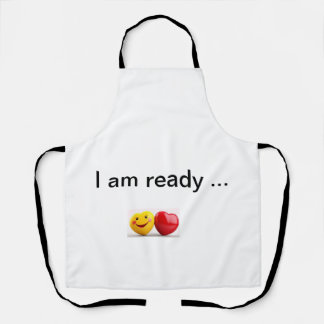 "All-Over Print Apron – Medium Size, Ready-to-Wear