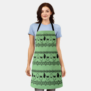 All-Over Print Apron Old Time Xmas Pattern
