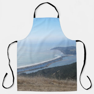 All-Over Print Apron Stinson Beach Mt Tamalpais
