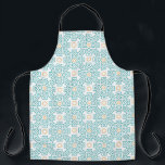All-Over Print Apron Teal & Gold Arabesque Chef Ap<br><div class="desc">Elevate your culinary experience with our Geometric All-Over Print Apron. This stunning piece features a seamless, edge-to-edge Arabesque pattern, showcasing the classic 8-pointed star motif in a sophisticated teal and gold color palette. ​Designed for those who view cooking as an art form, this apron wraps you in a beautiful Mediterranean...</div>