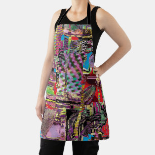 All‑Over Print Apron – Urban Fractals