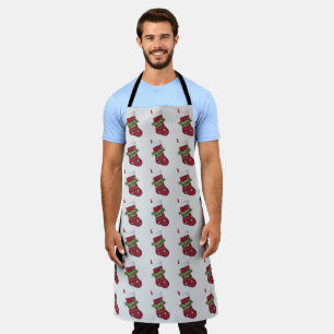 All-Over Print Christmas Stocking Apron