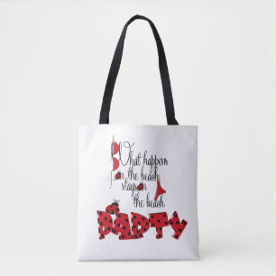 All-Over-Print Cross Body Bag, Medium Tote Bag