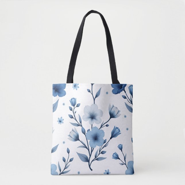 All-Over-Print Floral Tote Bag (Front)