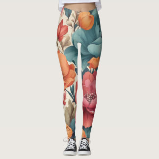 All over print legging Florals pattern