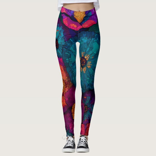 All-Over Print Leggings (Front)