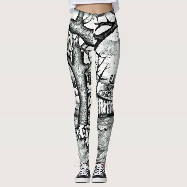 All-Over-Print Leggings (Front)