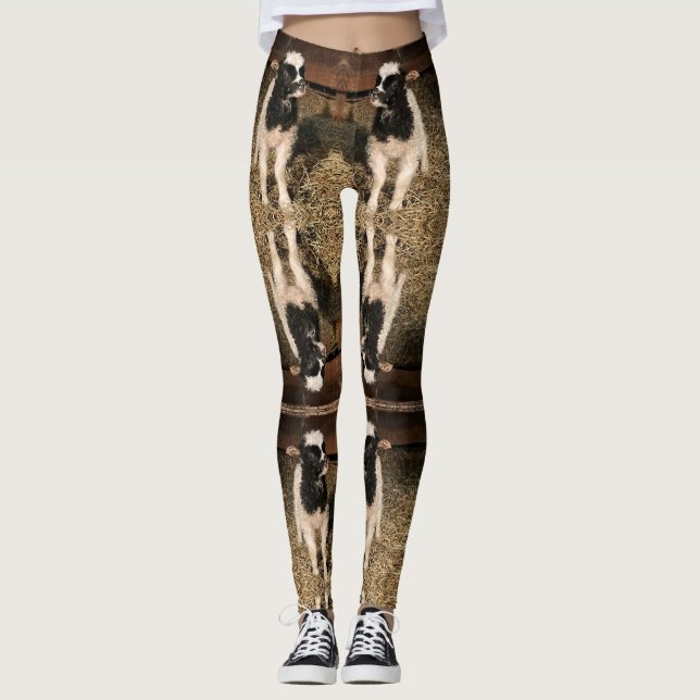 all over print leggings QUARTZ NEWBORN (Front)