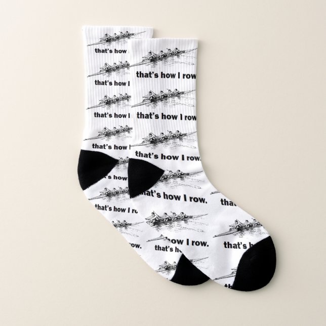 All-Over-Print Rower Socks crew team oarsman (Pair)