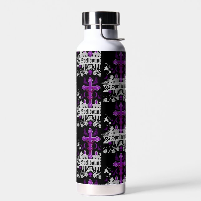All-Over-Print Socks Water Bottle (Left)