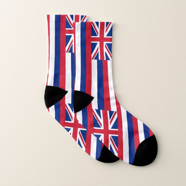 All Over Print Socks with Flag of Hawaii (Pair)