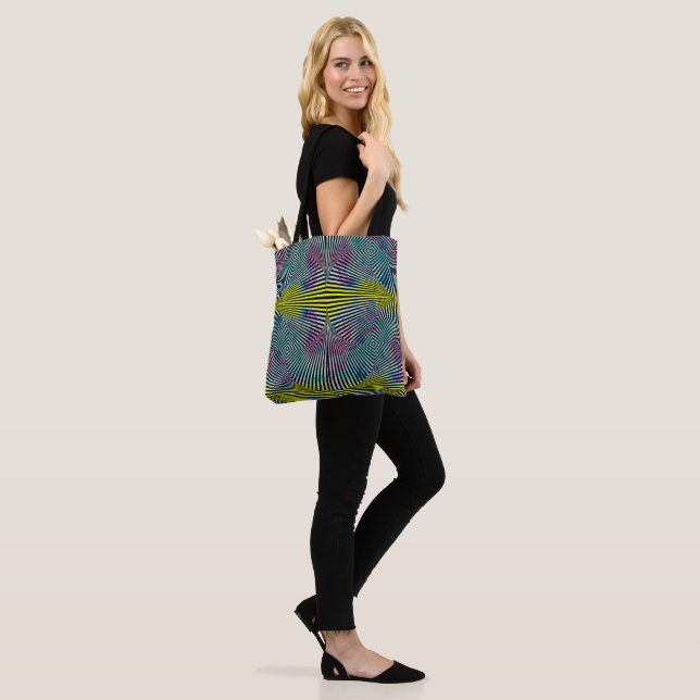 All-Over-Print Tote Bag – Medium (On Model)