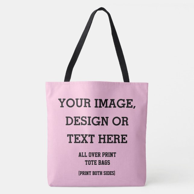 All Over Print Tote - Custom Logo & Design (Front)