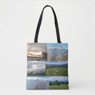 All-Over-Print Tote, Shoulder Tote Bag