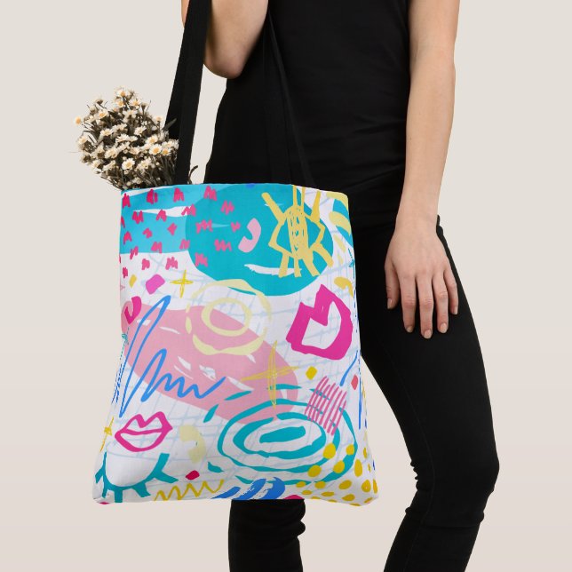 All-Over-Print ToteBag,Large Tote Bag (Close Up)