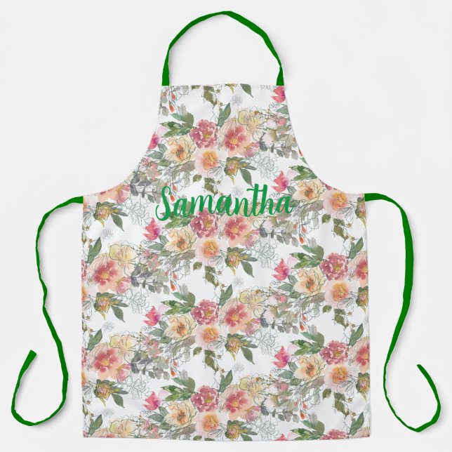 All over print with customisable text apron (Front)