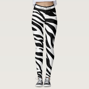 All over Zebra print leggings.  Leggings